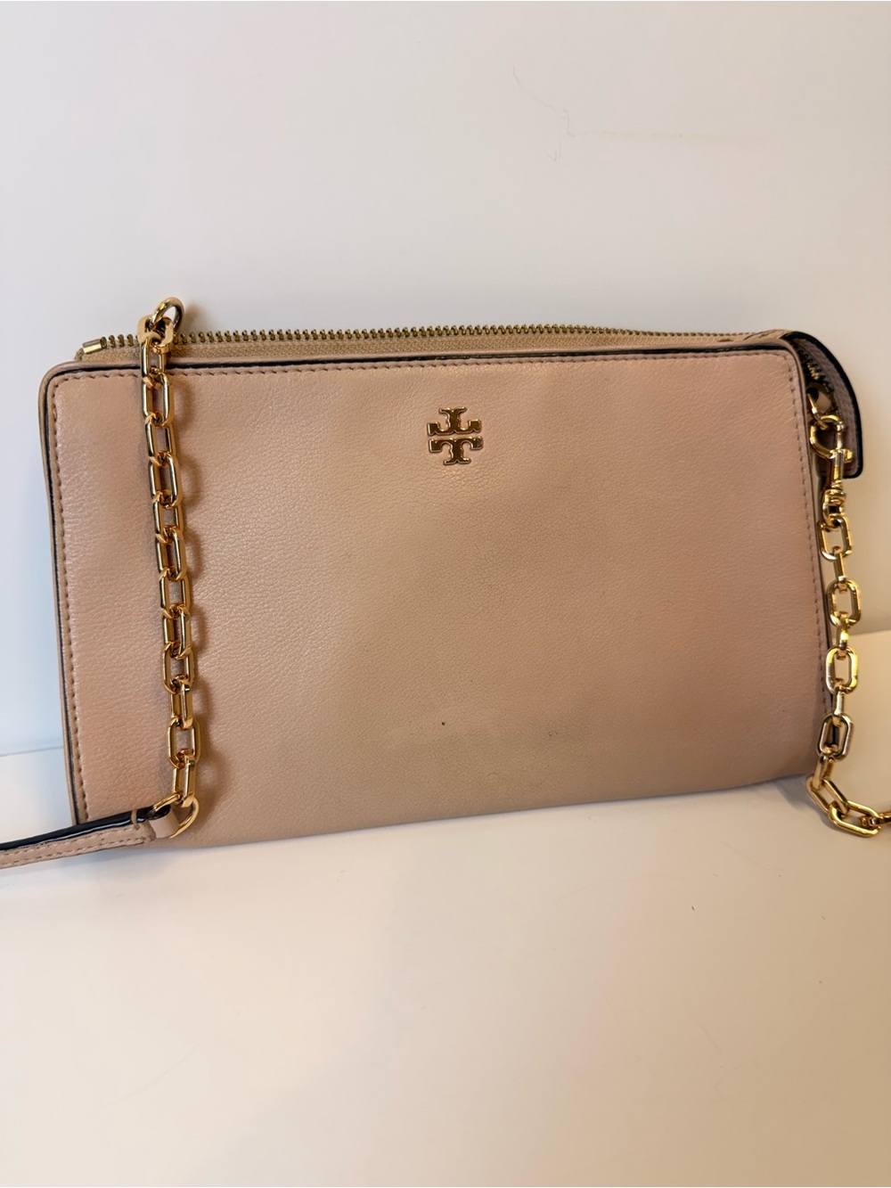 Tory Burch‎ Carter Slim Crossbody Bag Light Oak